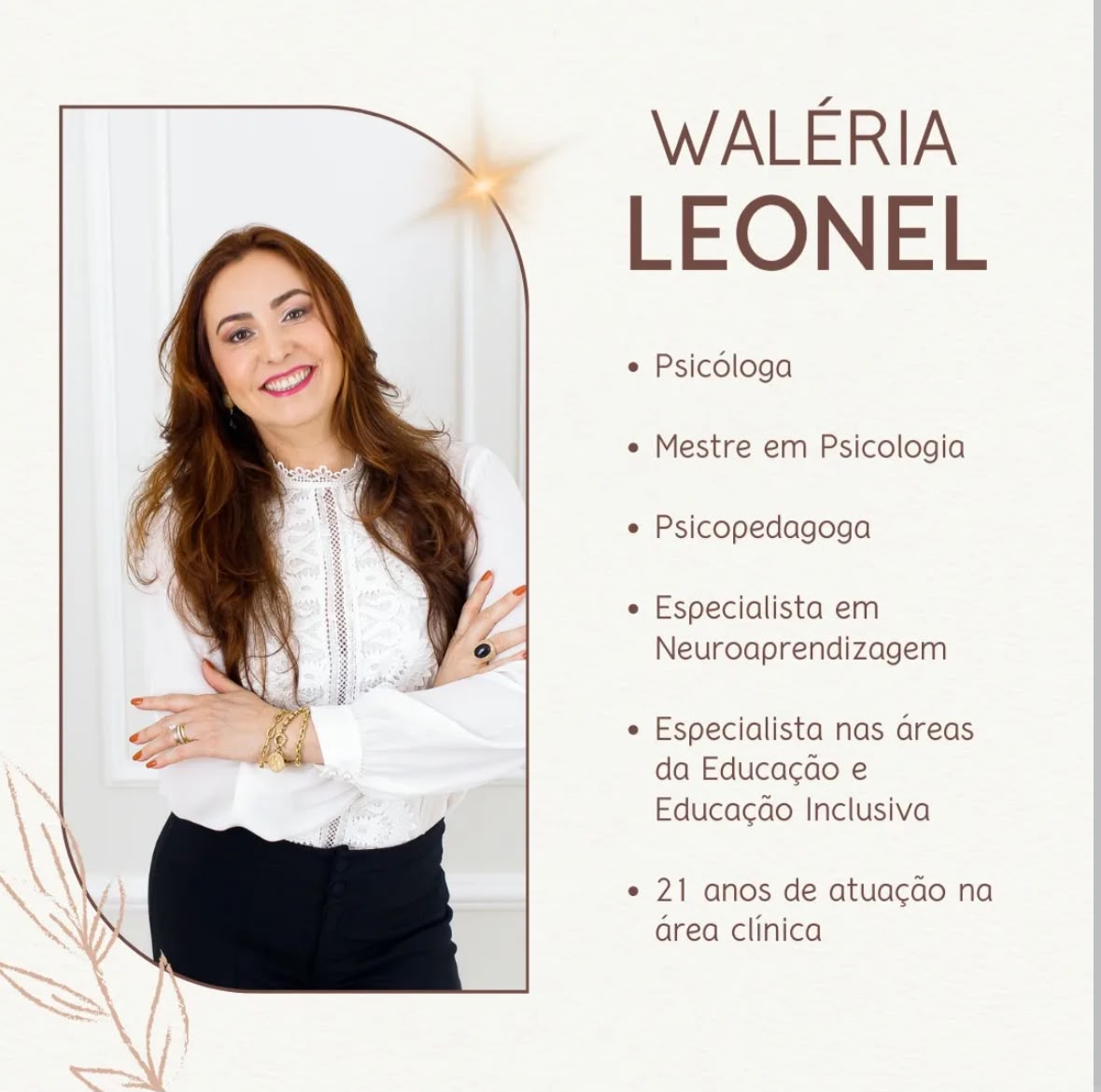 Psicóloga Valéria Leonel